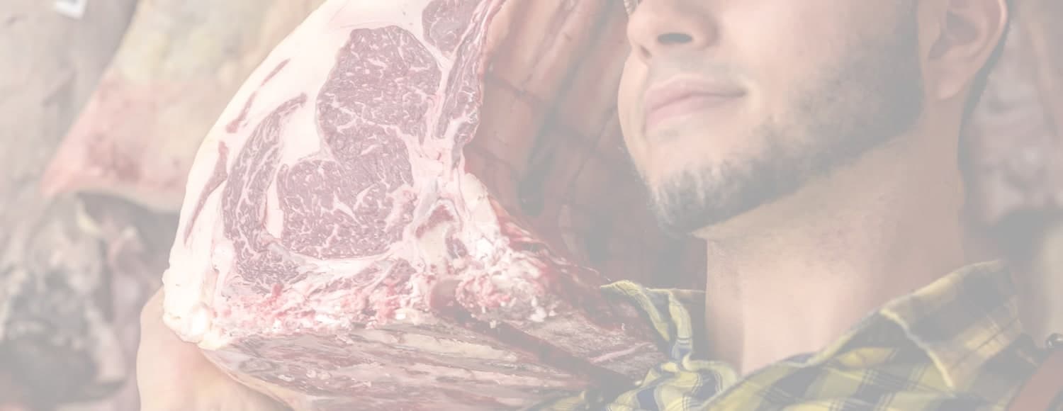 butcher at work