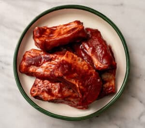 marinated pork ribs