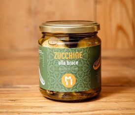 barbecued courgettes in olive oil perfect to accompany grilled meat