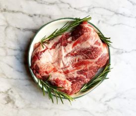 tagliata di maialino nero